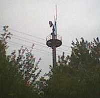 Sendeturm auf dem Telekomgelnde in 86470 Thannhausen mitten im Ort in der Schweizerstrae